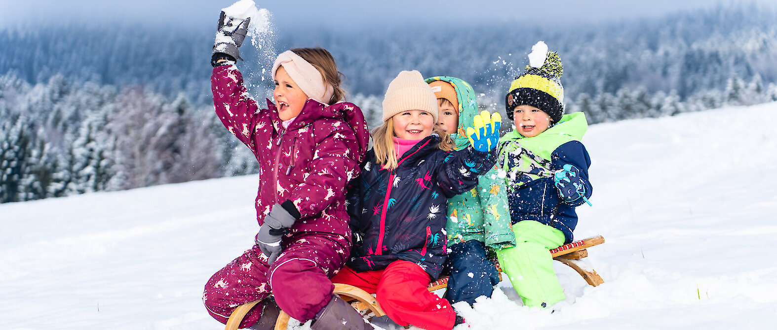 Wintererlebnisse für Kinder am Bauernhof